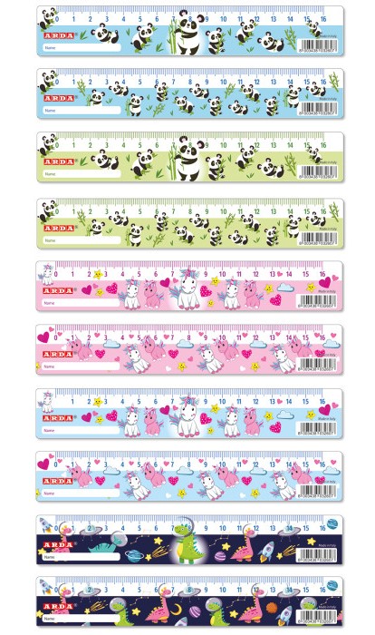 RIGHELLO COLOURBOOK 16CM FANCY